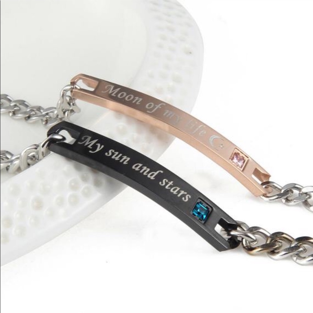 Moon Of My Life , My Sun And Stars Bracelet